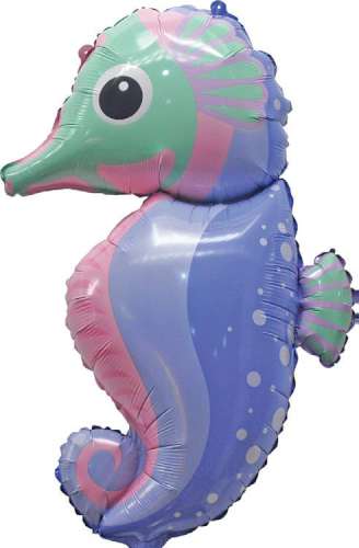 Seahorse Foil Balloon